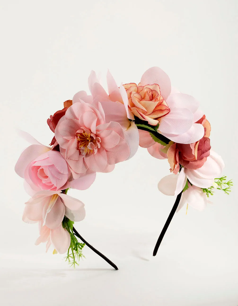 Blush Floral Crown Alice Band
