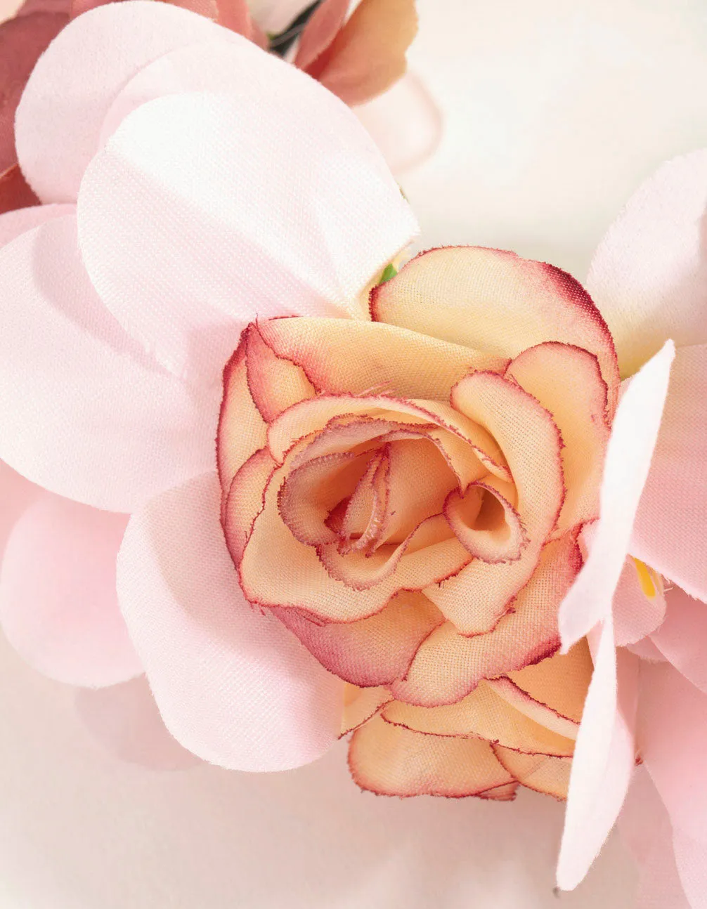 Blush Floral Crown Alice Band