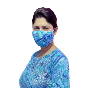 David Cline Face Mask - Blue Tile - Non Returnable