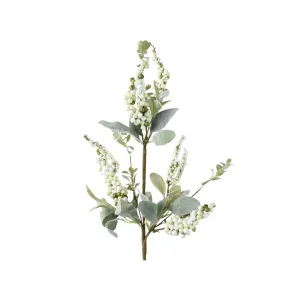 Decoris 60cm Glitter Foam Berry Spray