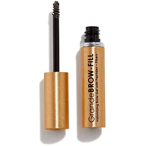Grande Cosmetics GrandeBROW-FIL Volumizing Brow Gel, Ebony, 0.14 fl. oz.