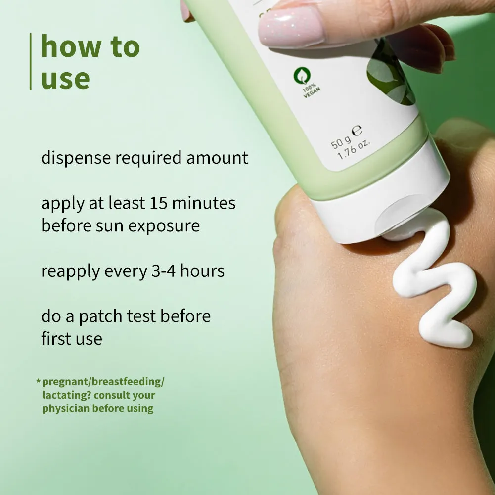 Green Tea & Zinc Super-Matte Sunscreen Gel | SPF 50 PA     | SPF for Oily Skin