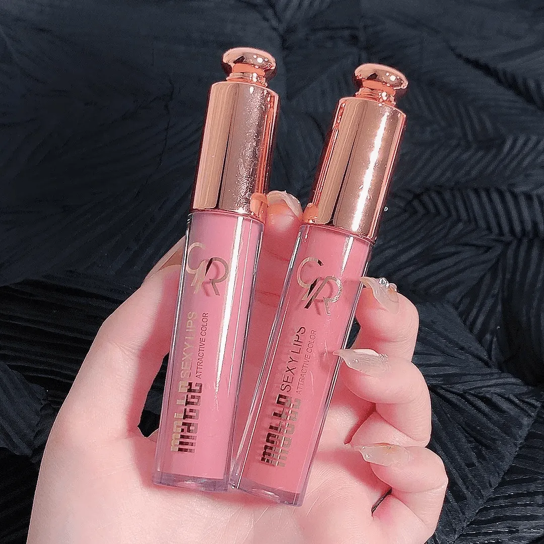 Matte Liquid Velvet Moisturizing Lip Gloss Long Lasting - 5.5ml × 12 Pcs