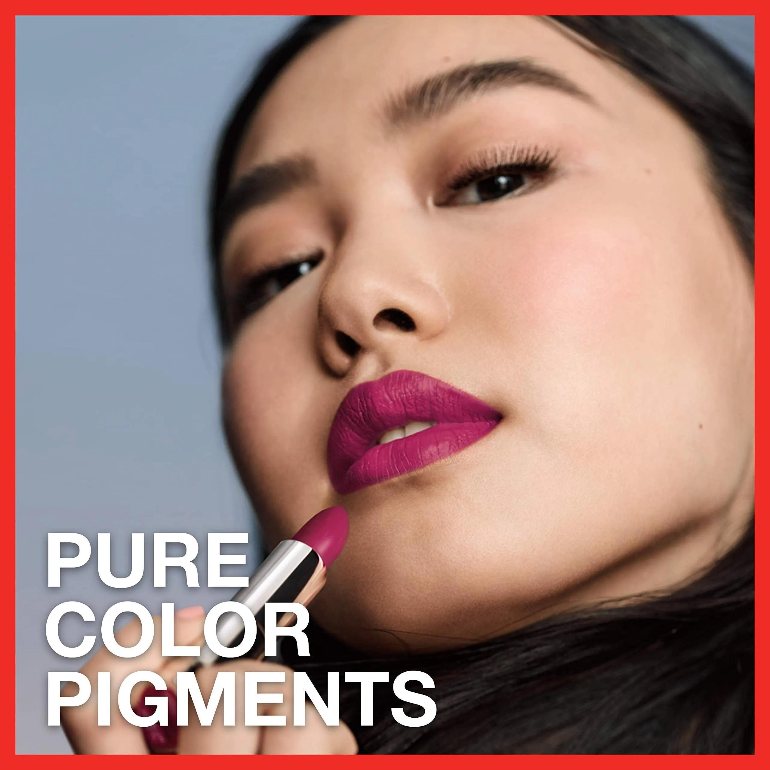 Maybelline Color Sensational Lipstick, Lip Makeup, Matte Finish, Hydrating Lipstick, Nude, Pink, Red, Plum Lip Color, Lust for Blush, 0.15 oz; (Packaging May Vary)