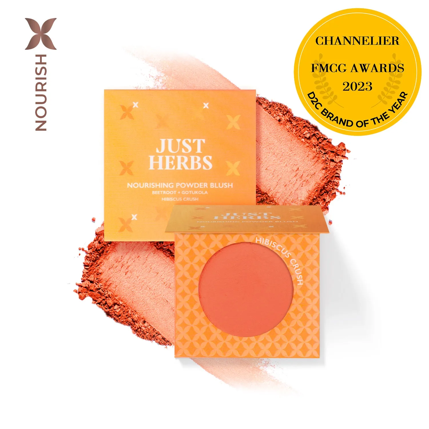 Nourishing Powder Blush with Beetroot and Gotukola