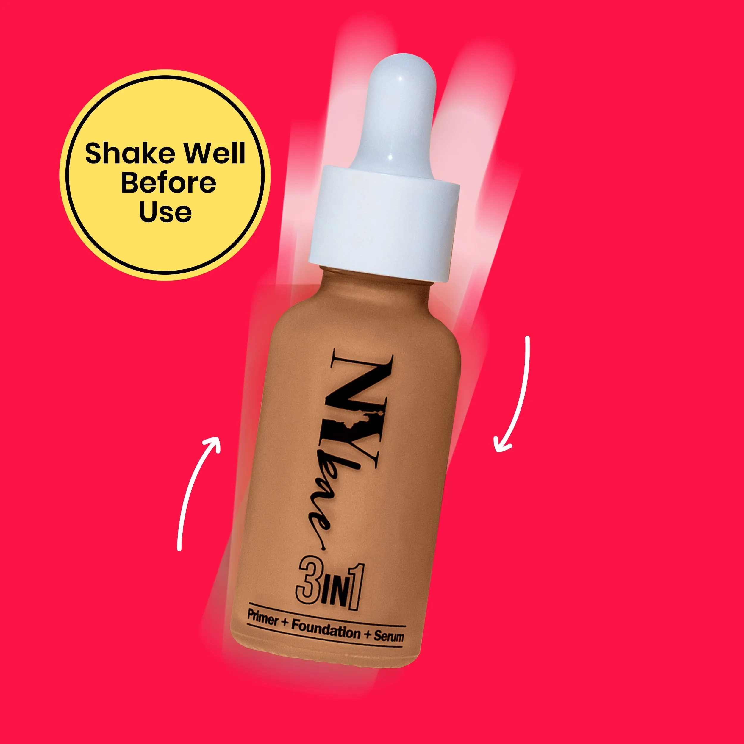 NY Bae 3IN1 Serum Foundation - Warm Honey 14 (30 ml) | Infused with Primer | Moisturising I Glowing Korean Skin I Celeb Glow | Dewy Makeup | Evens Skin Tone | Ultra Glow