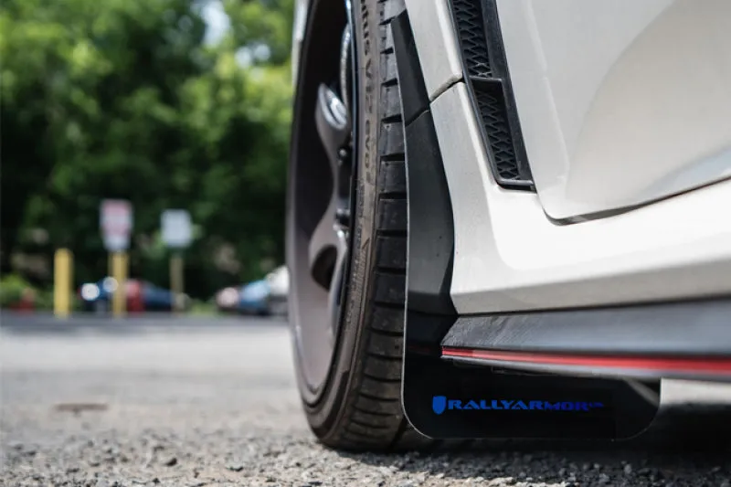 Rally Armor 17  Honda Civic Type R UR Red Mud Flap w/ White Logo