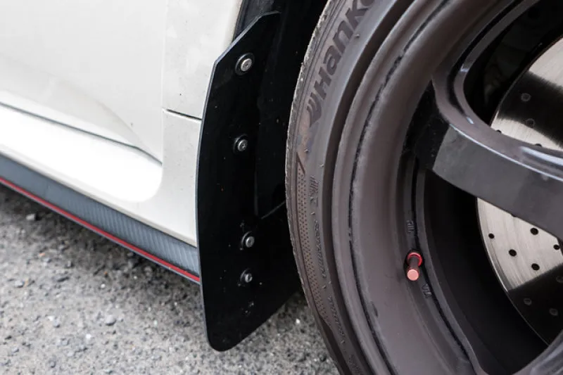 Rally Armor 17  Honda Civic Type R UR Red Mud Flap w/ White Logo