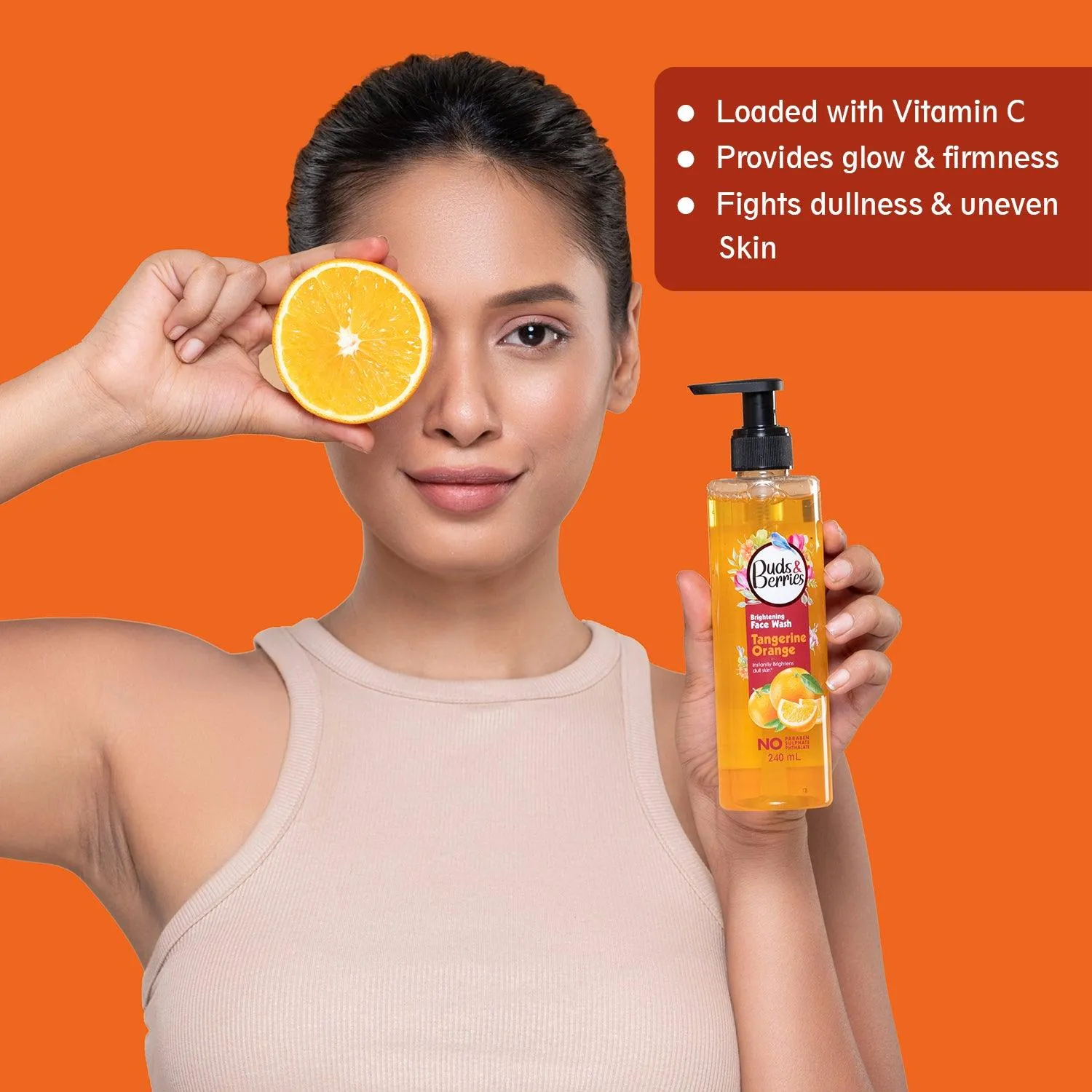 Tangerine Orange Brightening Face Wash- 240 ml