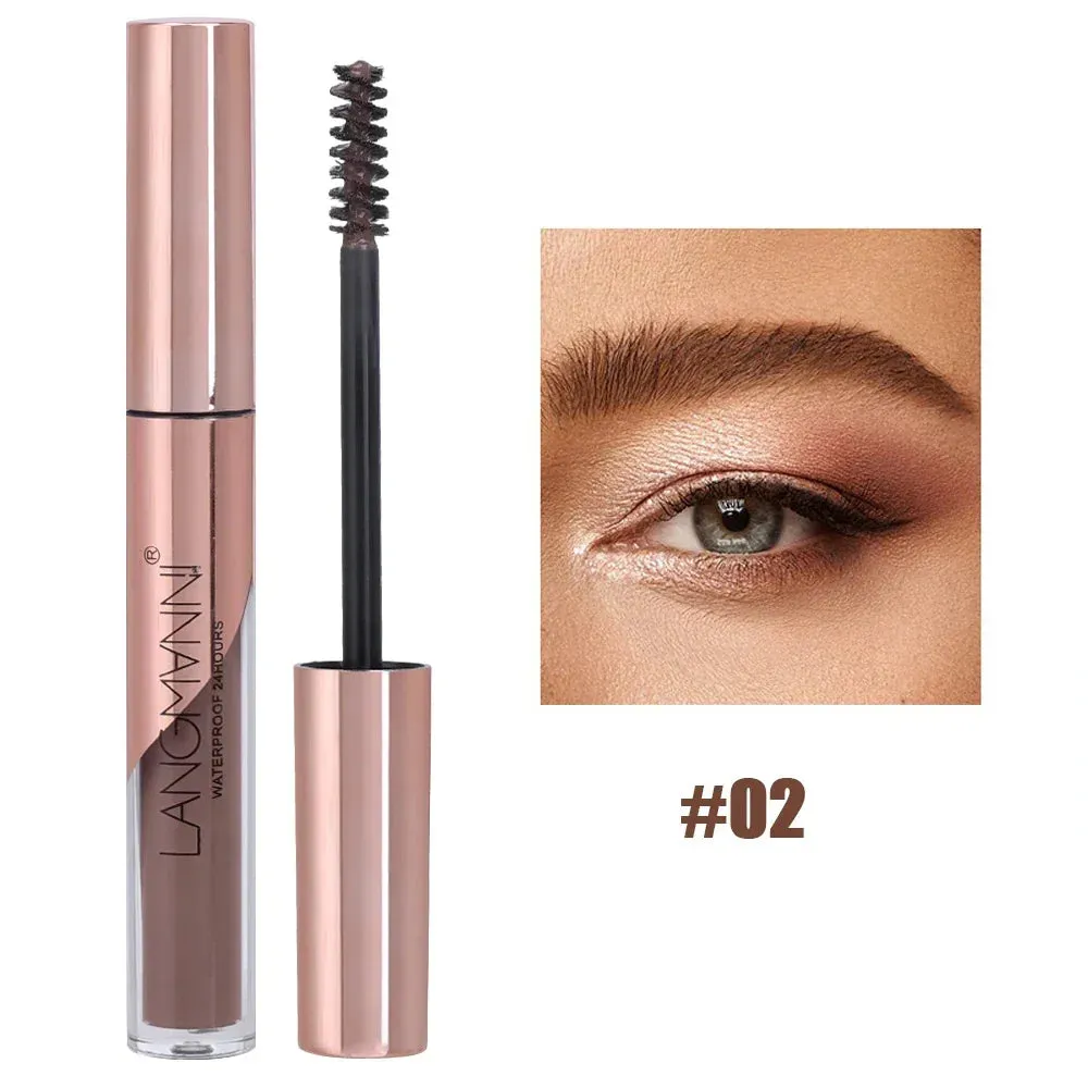 Yeknu Eyebrow Dye Cream Semi Permanent Waterproof Natural Smudge-proof Eye Brow Coffee Black Brown Color Long Lasting Brow Gel Makeup